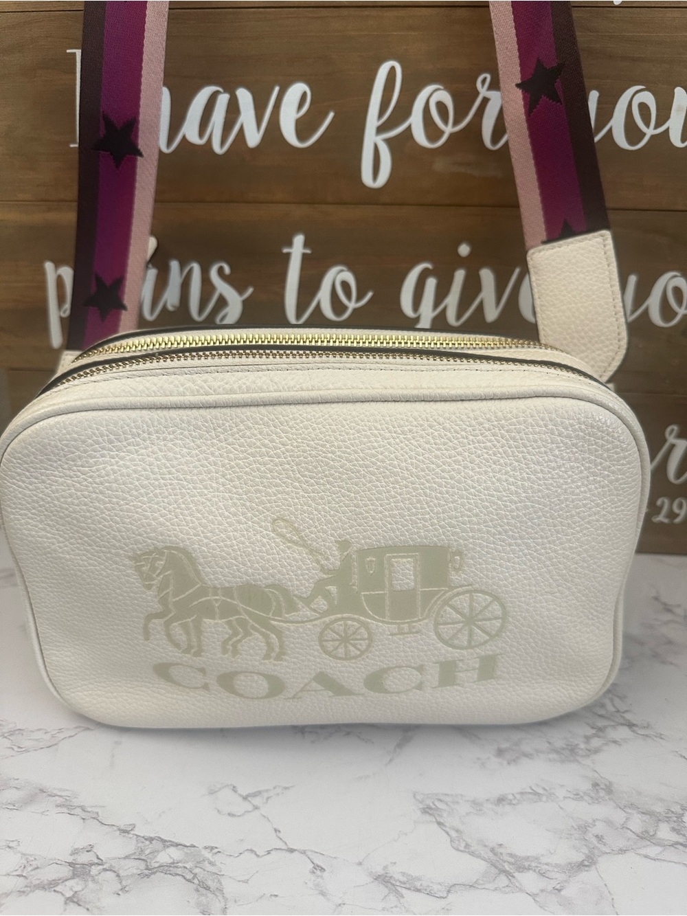 Coach Jes Crossbody Bag (Chalk)